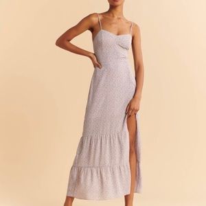 NWOT Abercrombie & Fitch | Lilac maxi floral dress